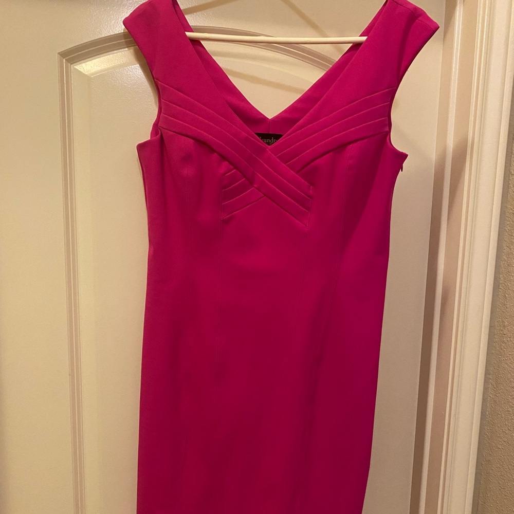 Laundry by Shelly Segal hot pink dress.  Size 12
